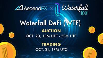 Waterfall DeFi Lists on AscendEX