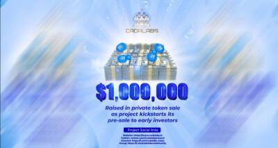 Cadalabs Project Kickstarts CALA Token Pre Sale After a Successful USD 1m Private Token Sale