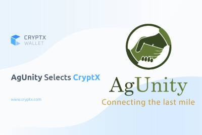 AgUnity Selects CryptX Wallet
