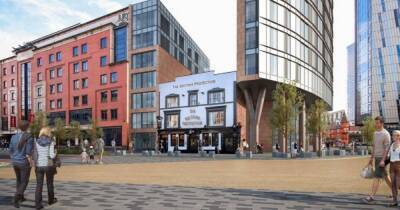 A property developer wants to build this 26 storey tower block right next to the Britons Protection pub