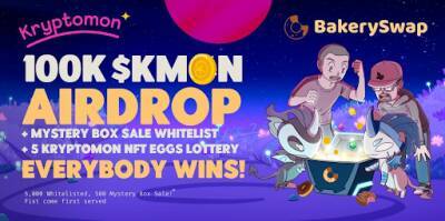 Kryptomon and BakerySwap Announce Mystery Box Sale - New Exclusive NFT Giveaway