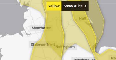 Met Office issues new yellow weather warning for ice in Greater Manchester