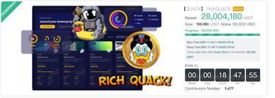 RichQUACK.com x GATE.io StartUP Event Raised 28Million USDT in less than 6hours