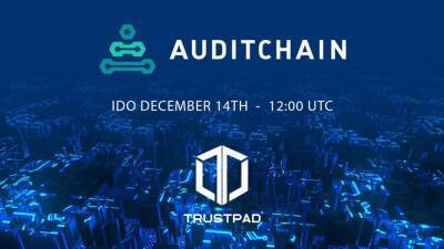 Auditchain Announces its IDO on Trustpad