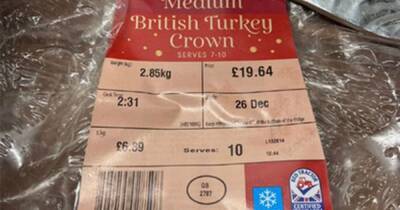 Furious Aldi, M&S and Tesco shoppers say 'rancid and rotten' turkeys 'ruined Christmas'