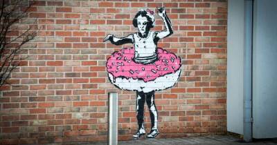 Greater Manchester's own 'Banksy' is back... and wants to make you 'stop and think'