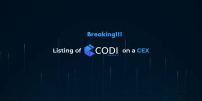 Codi Finance Announces The Listing Of Its Native Token $CODI