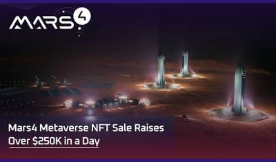 Mars4 Metaverse NFT Sale Raises Over USD250K in a Day: The World’s First Virtual Mars NFTs are Selling Rapidly