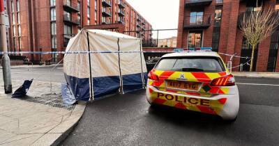 Man dies after falling from Salford apartment block