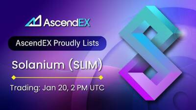 AscendEX Lists the Solanium Token, SLIM