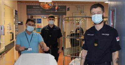 Army and Navy arrive to help hospital through 'another challenging period'