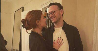 Pregnant Stacey Dooley's sweet message to beau Kevin Clifton as she shows off growing bump at his show