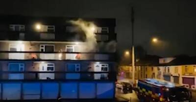 'Carnage' as evacuated residents hear 'screaming and crying' after blaze breaks out in flat