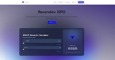 Cardano Startup Ravendex launches its ISPO ahead of its Staking Protocol Release