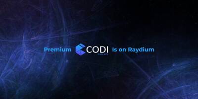 Premium DeFi Token CODI Is Progressing As It Lists On Raydium