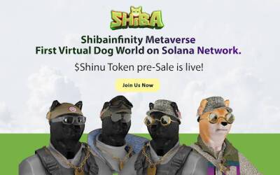 Shibainfinity - First Dog Metaverse on the Solana Ecosystem Begins Its Token Pre Sale