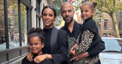 Rochelle Humes shows off daughter's pink Spiderman-themed birthday display after 'eventful' week with hospital trip
