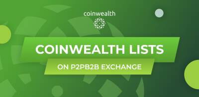 CoinWealth Lists on P2PB2B