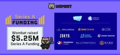 Wombat Exchange Raises USD 5.25M in Series A Funding Led by Animoca Brands and Hailstone Ventures
