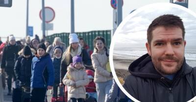 Salford dad who rushed to Ukraine border to help those fleeing for their lives opens up on the heartbreaking reality inside refugee centres