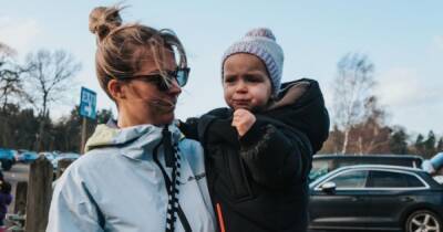 Gemma Atkinson shares sweet video of daughter Mia to mark IWD but fans are distracted by her accent