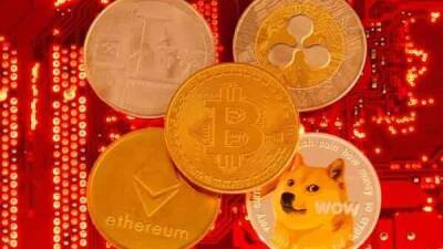Bitcoin, ether rise while dogecoin, Shiba Inu, XRP slip. Check cryptocurrency prices today