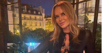 ITV Britain's Got Talent's Amanda Holden looks glam as she struts through Paris channelling Moulin Rouge