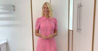 Where to buy Holly Willoughby’s £129 pink dress that’s almost sold out on Whistles