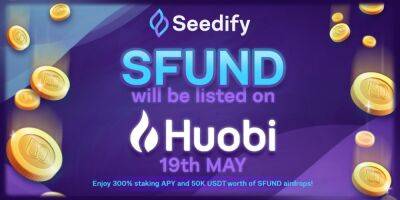 SFUND To Be Listed On The Leading Global Crypto Exchange Huobi Global