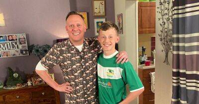 ITV Corrie's Sean star Antony Cotton says 'welcome home' as he teases on-screen son's return with sweet snap