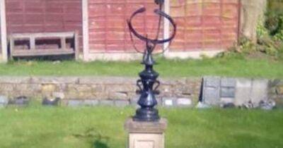 Heartless thief leaves family distraught after stealing memorial which has sat in cemetery for 18 years