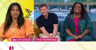 ITV This Morning's Dermot O'Leary red-faced as Ranvir Singh asks if he's 'on the fizz' after muddled link