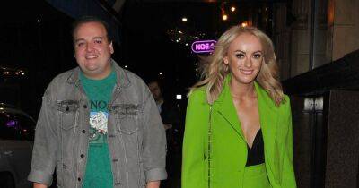 Katie McGlynn looks stunning in lime green as she shows off new look at best friend's birthday celebrations