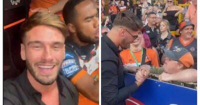 ITV Love Island's Jacques reunited with teammates and fans at Castleford Tigers as he and Paige delete all traces of each other
