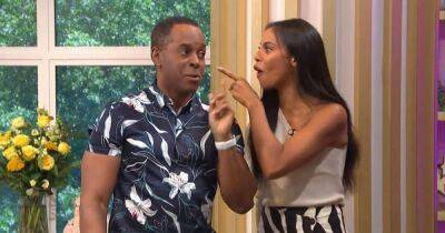 ITV This Morning's Rochelle Humes stunned as Andi Peters makes brutal dig after fans slam 'weird' snub