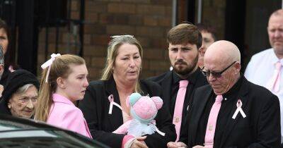 Olivia Pratt-Korbel's mum remembers 'cheeky smile' of 'bubbly' daughter as mourners wear 'splash of pink' at funeral