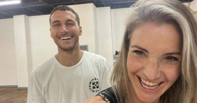 BBC Strictly Come Dancing's Helen Skelton say she's 'trying to be sexy' as she shows sore feet in training