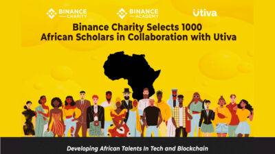 Binance Charity selects 1000 Africans for tech scholarship in collaboration with Utiva