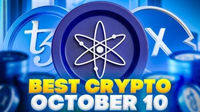 Best Crypto to Buy Now October 10 – Tezos, Cosmos, XDC Network