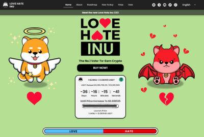 Next Dogecoin, Love Hate Inu Raises $5 Million – Next Price Increase in Just a Few Hours