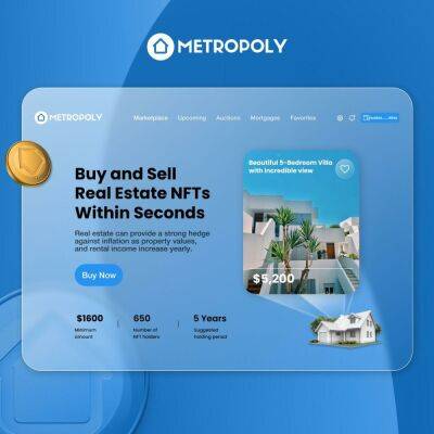 Only 1.5 Weeks Before Metropoly Launches, Last Few Weeks to Enter Presale