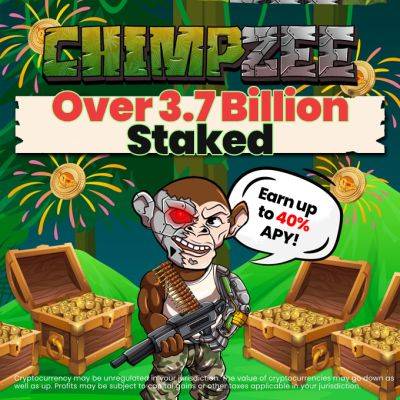 Chimpzee Continues Giving Back As Wholesome Web3 Project Raises Staking Returns to 40%