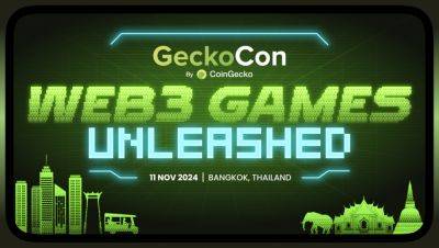 CoinGecko Introduces Speakers & Agenda for GeckoCon 2024: TON Foundation, Yield Guild Games, Mythical Games, and More