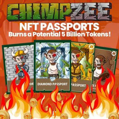 5 Billion CHMPZ Tokens Already Burnt, But 5 Billion More May Burn With Chimpzee NFT Passports