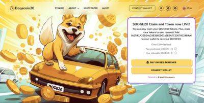Dogecoin20 Hits Uniswap, Rallies Over 100% In First Hour