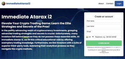 Immediate Atarax i2 Review – Scam or Legitimate Crypto Trading Platform