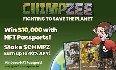 CHMPZ Staking and NFT Passports Introduce a New Way to Protect Wildlife and Earn Passive Income