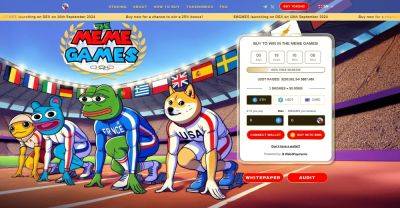 Crypto’s ‘Official’ Paris Olympics Meme Coin The Meme Games Raises $250k in a Week