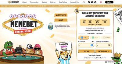 Crypto’s First Meme Coin Casino Memebet Raises $300,000 as Meme Coin Markets Explode 18% Overnight